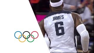 USA v AUS  Mens Basketball Quarterfinal  London 2012 Olympics [upl. by Jeuz]