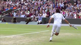 Incredible flexibility from Novak Djokovic as he does the splits [upl. by Thisbee]