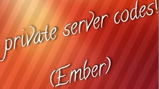 Shindo Private Server Codes Ember Village [upl. by Clawson]