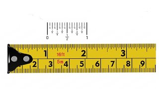 Como usar y leer la Cinta de Medir o Flexometro centímetros y pulgadas [upl. by Shirlene]