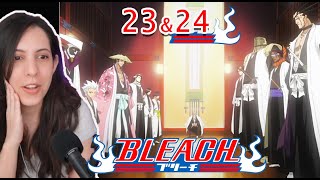 MEETING THE CAPITANS BLEACH Episode 23 amp 24 Reaction [upl. by Euqinitram597]