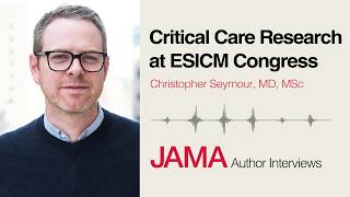 JAMA Critical Care Research at ESICM Congress 2024 [upl. by Chapin]