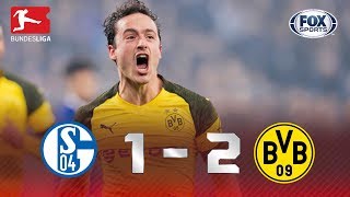 Schalke 04  Borussia Dortmund 12  GOLES  Jornada 14  Bundesliga [upl. by Eiramannod527]