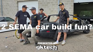 Was building 2 SEMA cars at the same time wise No but it was fun Pt 1 [upl. by Kaela303]