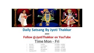 Daily Satsang 6 Oct 2023  Pushtimarg  JyotiThakkar [upl. by Jankey]