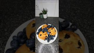 Blueberry Muffins 🫐 muffin muffins blueberry blueberrymuffins bakingrecipe fypviralシ foru [upl. by Joel]