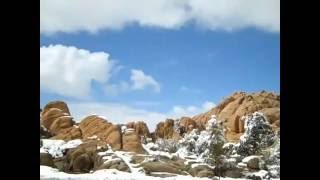 March snow in Prescott Arizona [upl. by Ahcmis]