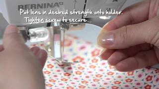 Tutorial how to use the BERNINA magnifying lens set [upl. by Ssitnerp]