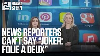 News Reporters Can’t Pronounce “Joker Folie à Deux” [upl. by Ztnarf]