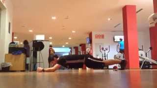 Plancha abdominal con desplazamiento [upl. by Murton]