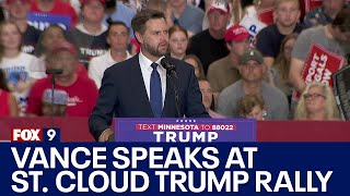 JD Vance speaks at St Cloud Trump rally FULL SPEECH [upl. by Chessy]