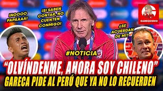 GARECA pide que PERÚ lo OLVIDE DE UNA VEZ y que está CONCENTRADO en entrenar a CHILE [upl. by Aizahs17]