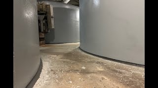 Polysulfide Sealant Tank Chime on FDA coated tanks in a malt facility [upl. by Alburg]