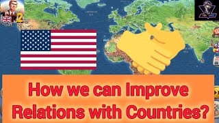 How we can Improve Relations with Countries  MA 2 President Simulator ep9 simulator simulation [upl. by Ki]