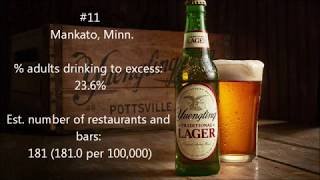 Top 20 Drunkest Cities in America [upl. by Micco]