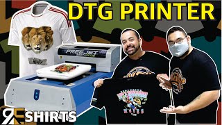 FREEJET 330 DTG PRINTER  OMNIPRINT [upl. by Imik529]