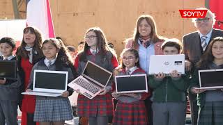 Estudiantes de Maullín recibieron computadores Yo Elijo Mi Pc y Me Conecto Para Aprender [upl. by Ronoc]