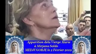 Apparition de la Vierge Marie à Medjugorje le 2 02 2019 [upl. by Etnecniv]