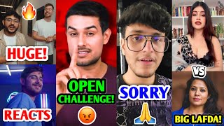 Dhruv Rathee BADLY ROASTED Him😡 CarryMinati Twitter LAFDA Triggered Insaan Sourav Joshi [upl. by Idona]