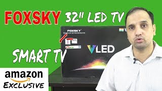 FOXSKY 32quot LED SmartTv with 5 Star Energy Rating and Air Mouse [upl. by Lemieux724]