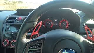 2015 WRX CVT Acceleration Exhaust tone S Mode [upl. by Orlena]