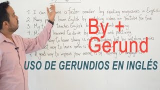 USO DE GERUNDIO EN INGLES [upl. by Herc348]