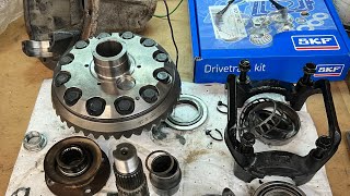 Toyota Tundra differential rebuild with ARB air locker install [upl. by Eelannej130]