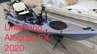 UNBOXING Kayak de pêche alboran fx 2020 [upl. by Nac567]