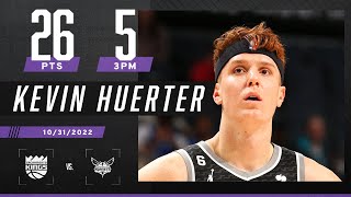 Kevin Huerter HAUNTS Hornets with 26 PTS 5 3PM as Kings get the W 👻 [upl. by Gamaliel]