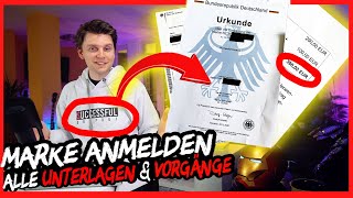 Eigene Marke anmelden OHNE Anwalt  Alle Unterlagen Marken Recherche Schritt für Schritt Tutorial [upl. by Cassie875]