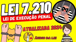 Lei de Execução Penal 01 EM ÁUDIO  Lei 7210 [upl. by Jaban]