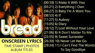 David Gates amp Bread Greatest Hits Full Album [upl. by Olegnaed]