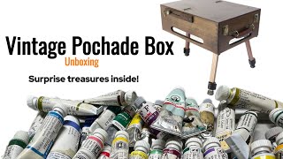 Lets Unbox a Vintage Pochade box Treasures inside [upl. by Quigley347]