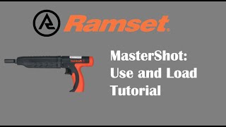 Ramset MasterShot Powder Tool Use and Load Tutorial [upl. by Clarinda]