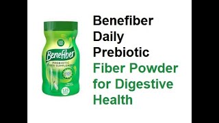 Benefiber Daily Prebiotic Fiber Powder for Digestive Health 176 Oz [upl. by Langille]