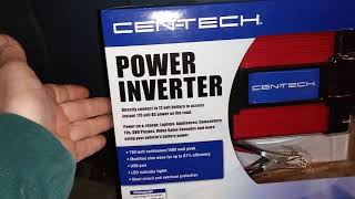 CenTech 750 Watt Sine Wave Power Inverter for Off Grid [upl. by Free568]