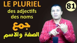 تعليم الفرنسية للمبتدئين 81 جمع الصفات والأسماء Pluriel des Adjectifs et des Noms فرنشاوي [upl. by Freeborn]