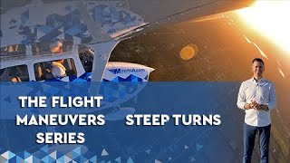 Flight Maneuver Series  Steep Turns  MzeroA Flight Training [upl. by Kauslick]