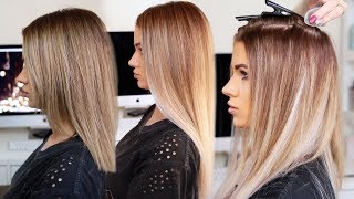 How to Apply Tape It Hair Extensions [upl. by Sitnerp]