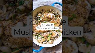 20Minute Mushroom Chicken  Easy Chicken Recipe shorts [upl. by Bogey]