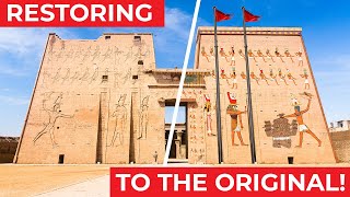 Restoring quotTemple of Horusquot at Edfu to the original state  Facts [upl. by Kired]