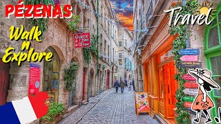 Pézenas 🇫🇷 Most Beautiful Places in France 🌷 Medieval Royal Town Walking Tour 🌞 [upl. by Tom182]