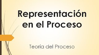 Representación procesal Legitimación [upl. by Eserahs689]