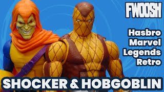 Marvel Legends SpiderMan Retro Shocker and Hobgoblin Action Figure Review [upl. by Esinad492]