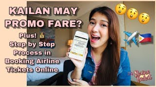 AIRLINE PROMO FARE TIPS  STEP BY STEP PROCESS IN BOOKING AIRLINE TICKETS ONLINE TAGALOG [upl. by Farrah]