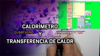 CALORÍMETRO Y TRANSFERENCIA DE CALOR EJEMPLOS [upl. by Okun992]