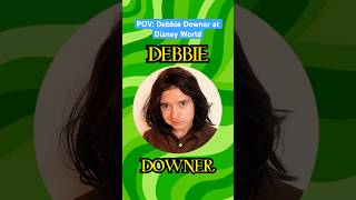 POV Debbie Downer at Disney World shorts debbiedowner snl saturdaynightlive [upl. by Queri826]