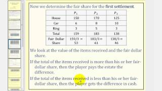 Fair Division The Sealed Bid Method [upl. by Winslow]