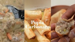 Popia Carbonara Cara Khairul Aming  Sangat Sedap Makan Time Moreh [upl. by Dexter379]