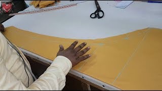 Churidar Ladies Pajami Cutting in Very Simple Way [upl. by Aitenev]